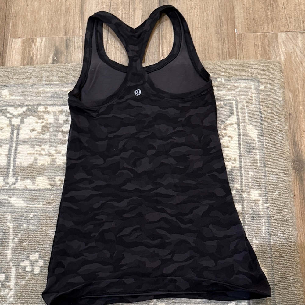 Lululemon Camo Racerback Tank Top